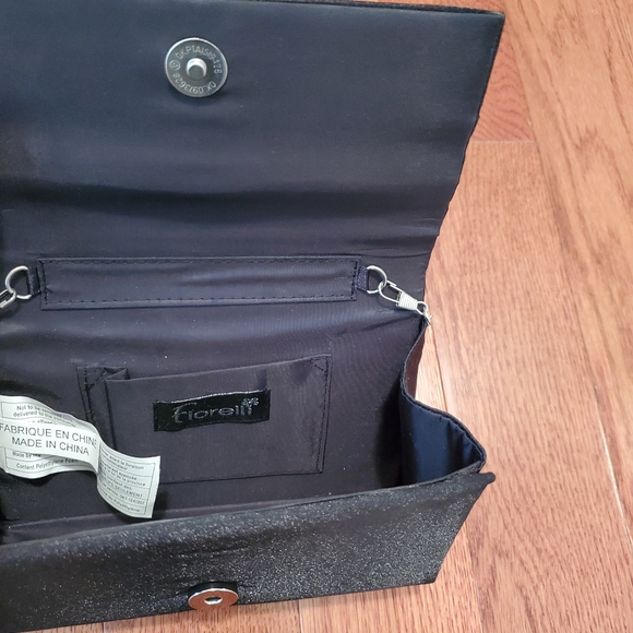 3/$40 Black formal clutch purse - Picture 4 of 4